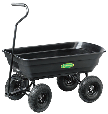 Rubbermaid Big Wheel Garden Cart, Black, 7.5 Cu. Ft. - Wilco Farm Stores