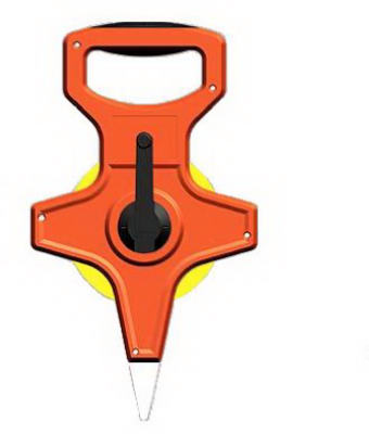 Master Mechanic Open-Reel Tape Measure, High-Viz Orange