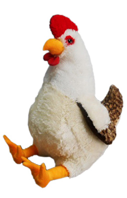 Toy Plush Chicken, 20-In.