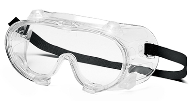 Tru-Guard Safety Goggle, Chemical/Impact, Anti-Fog, Clear