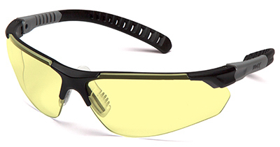 TruGuard Safety Glasses, Amber Anti-Fog Lenses