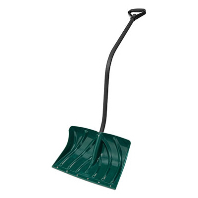 SUNCAST 18-In. Poly Snow Shovel/Pusher With Ergo S-Handle