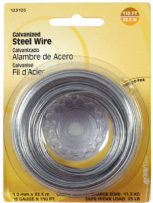 Hillman 24-Gauge Galvanized Wire, 100-Ft. - Wilco Farm Stores