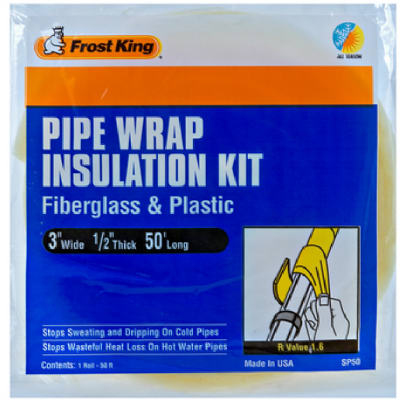 Frost King Fiberglass Pipe Insulation Kit - Wilco Farm Stores