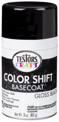Testors Color Shift Craft Paint, Black Base Coat, 3-oz.