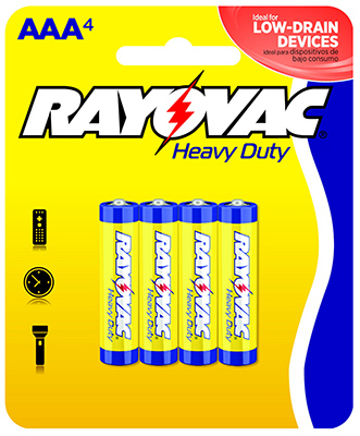 Rayovac Heavy Duty AAA Batteries, 4-Pk. - Wilco Farm Stores