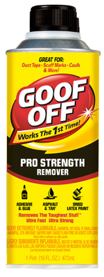 WM Barr FG654 Goof Off Professional Strength Miracle Remover - 16 fl oz bottle