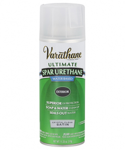 Varathane Outdoor Crystal Clear Spar Urethane, Satin Finish, 12-oz.