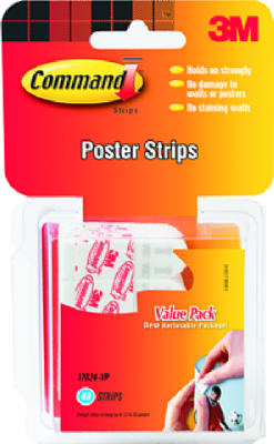 3M Command Poster Strips - 60 count