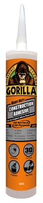 Gorilla 8010003 Construction Adhesive, 9 oz Cartridge - Wilco Farm Stores