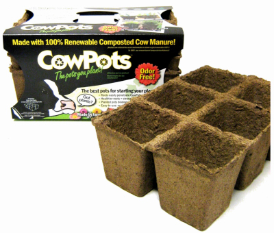 CowPots Seed Starting Tray, 3-In., 3-Pk.