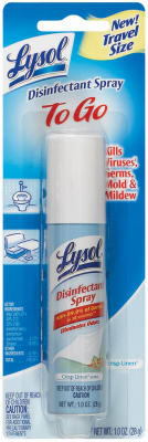 Lysol 1-oz. Crisp Linen Travel-Size Spray