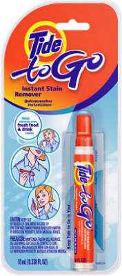 Tide Stain Remover for Clothes, To Go Pen, Instant 1 Count (Pack of 2)