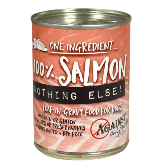 Against the Grain, Nothing Else! 100 Salmon Canned Grain Free Dog Food