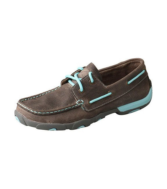 twisted x boat shoe driving moc