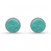 Montana Silversmiths Two Way Concho Turquoise Post Earrings, ER4449TQ