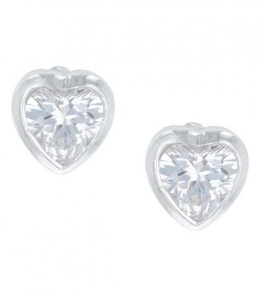 Montana Silversmiths Tiny Heart Crystal Post Earrings, ER4476