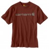 Carhartt K195-413-L T-Shirt, L, Cotton, Dark Cobalt Blue Heather