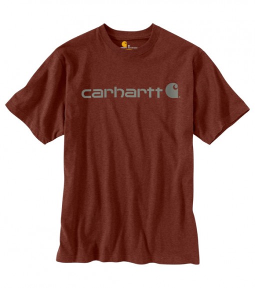 Carhartt K195-413-L T-Shirt, L, Cotton, Dark Cobalt Blue Heather