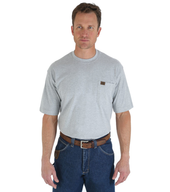 Navy XL Color Men's Wrangler Riggs Short Sleeve Shirt Size 