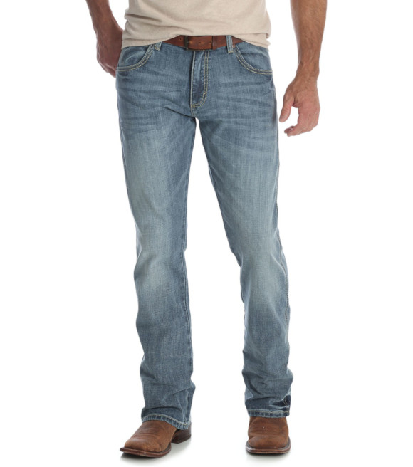 wrangler slim fit bootcut jeans