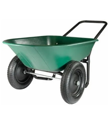 Green Thumb, 2 Wheel Garden Cart, 5 cu. ft Poly Tray
