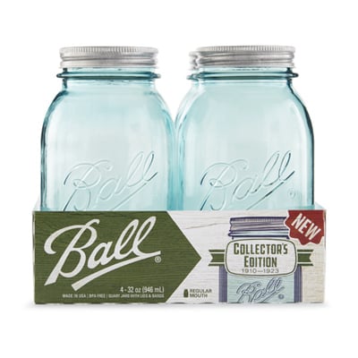 Color? why are ball mason jars blue in 