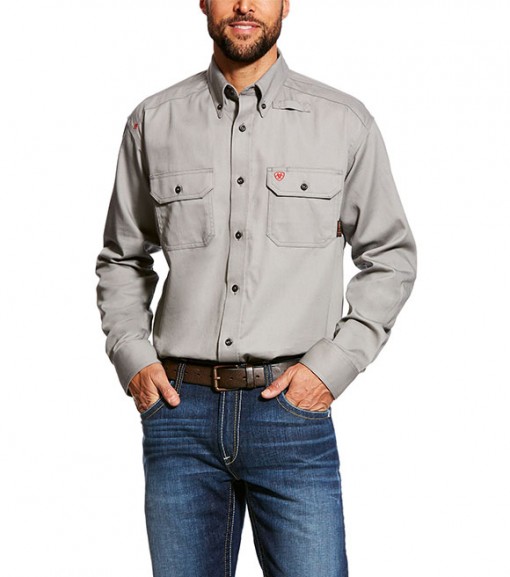 Ariat Fire Resistant Solid Work Shirt, 10012253