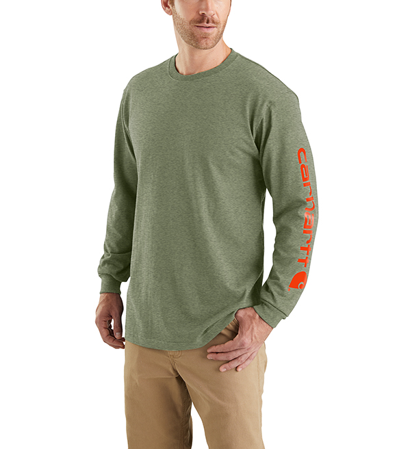 Carhartt, Men's Long-Sleeve Graphic Logo T-Shirt, K231 - Wilco Farm Stores
