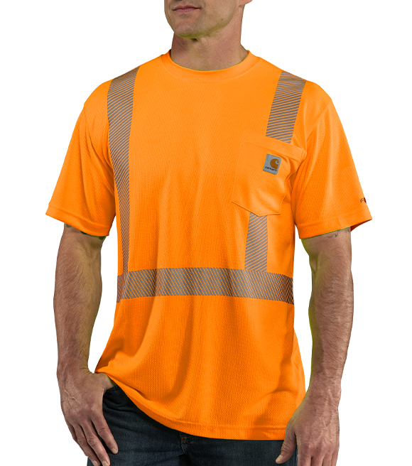 Br Carhartt Force High Visibility Class 3 T Shirt Choose SZ/color 