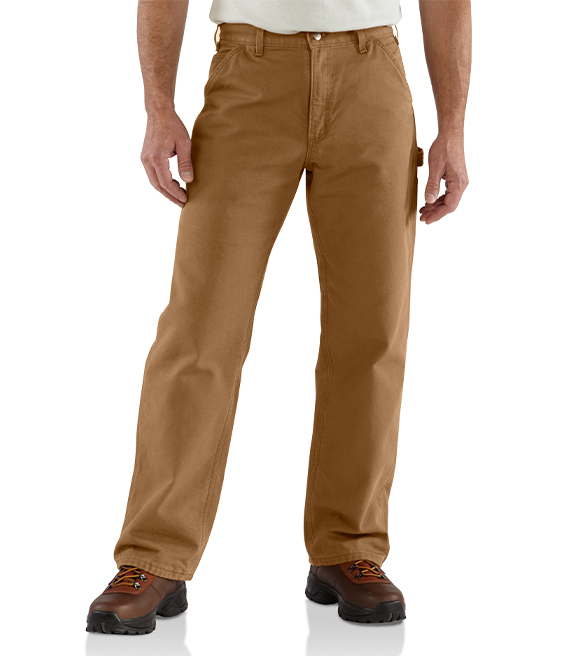 Carhartt Men's Relaxed Fit Mid-Rise Ripstop Cargo Fleece-Lined Work Pants  at Tractor Supply Co.