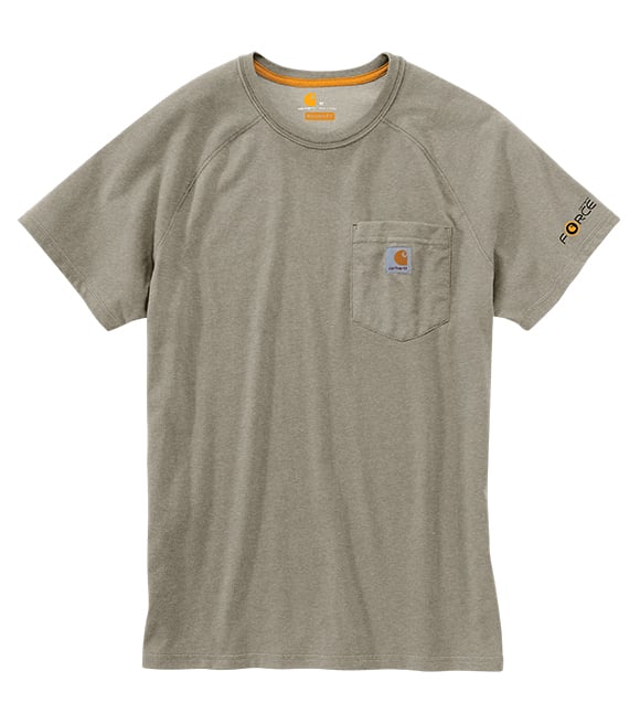 Carhartt Men's Force Cotton Short-Sleeve T-shirt, 100410 - Wilco Farm ...