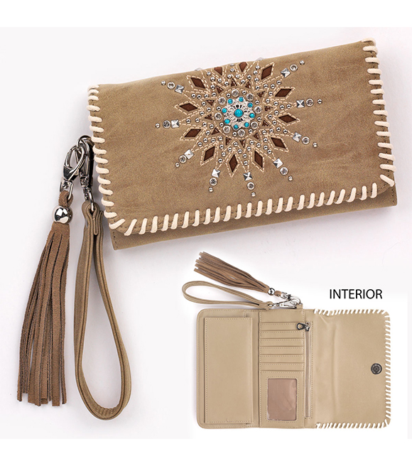 Western sale clutch wallet