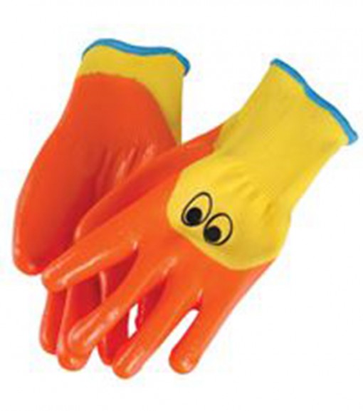 American Glove Toddler Size Kids Palm Dipped Ducky Nitrile Glove, C1052T