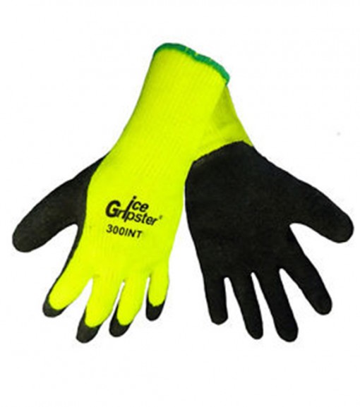 American Glove Palm Dipped Hi-Viz Thermal Glove, 300INT