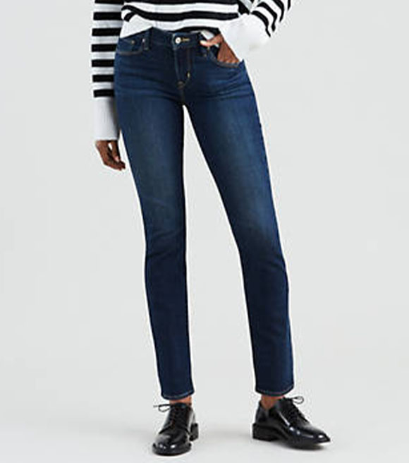 ladies mid rise jeans