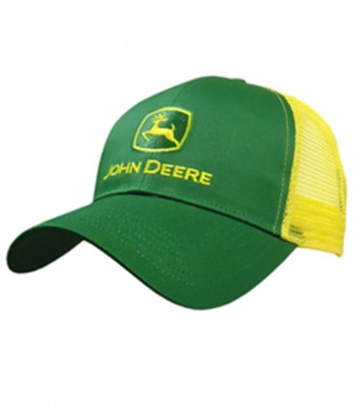 John Deere Twill with Mesh Back Ball Cap, 13080277