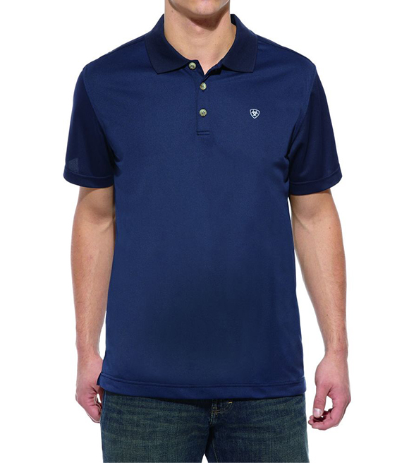 Ariat Mens Tek Polo - Monaco Blue