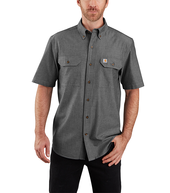Carhartt, Men's Original Fit Mid-weight Short Sleeve Button-Front Shirt ...