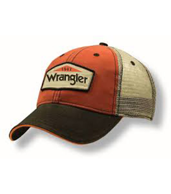 wrangler trucker hat
