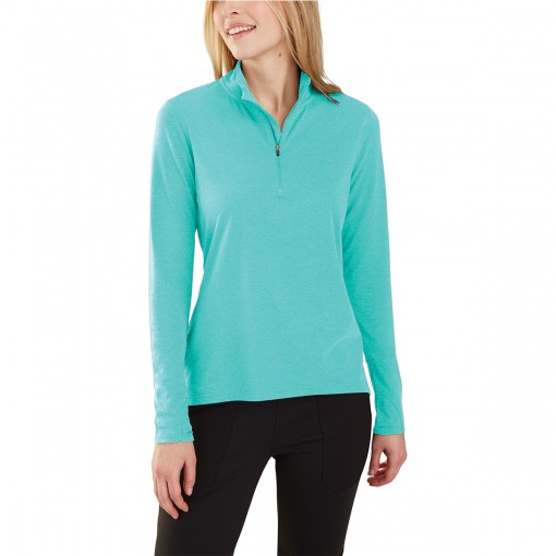 Download Carhartt Force Ladies Delmont Quarter Zip Shirt, 103597 ...