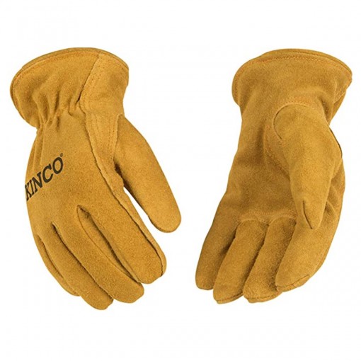 Kinco Youth Lined Premium Cowhide Suede Driver Glove, 50RL-KM