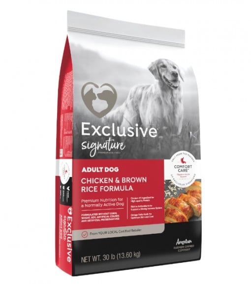 Exclusive Signature Chicken & Brown Rice Formula Adult  Dog Food