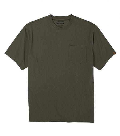 Wrangler Riggs Workwear Short Sleeve Pocket Performance T-Shirt, 3W701 ...