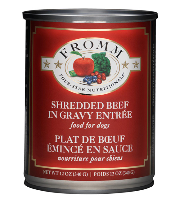 Fromm, Shredded Beef in Gravy Canned Dog Food, 12 oz Wilco Farm Stores