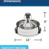 Pet Safe Stainless Steel Drinkwell 360 Pet Fountain