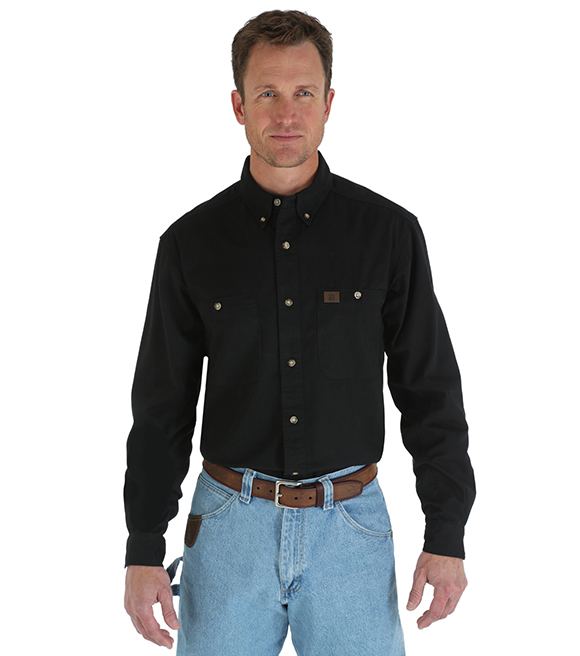 Wrangler, Men's Riggs Twill Long-Sleeve Shirt, 3W501 - Wilco Farm Stores