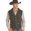 Powder River Outfitters Men's Wool Snap Vest, 98-1176