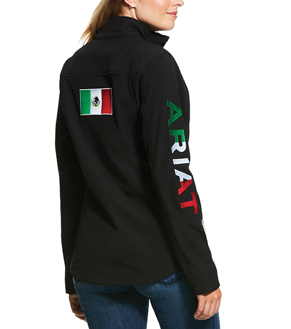 Product Name: Ariat Women's Classic Team Mexico Flag Softshell Jacket