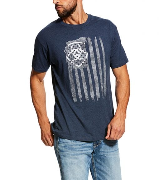 Ariat Men's Vertical Flag Graphic T-Shirt, 10026659
